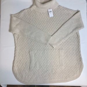 New j Jill oatmeal heather turtleneck sweater